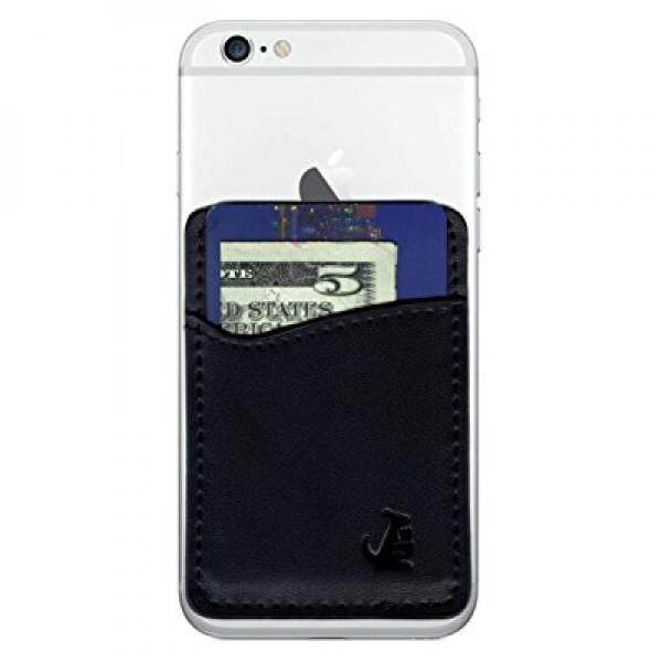 Pockets 4 Credit Cards Cell Phone Case Personal Organizer Fits Most Smartphones